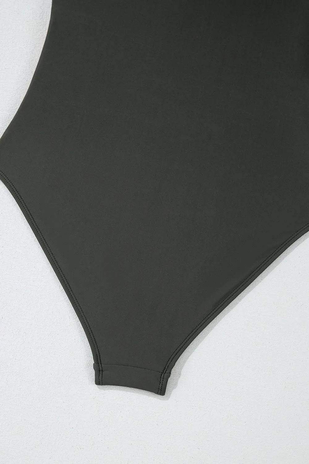 Women's Color Block Padded Square Neck One Piece Swimsuit Tummy Tummy