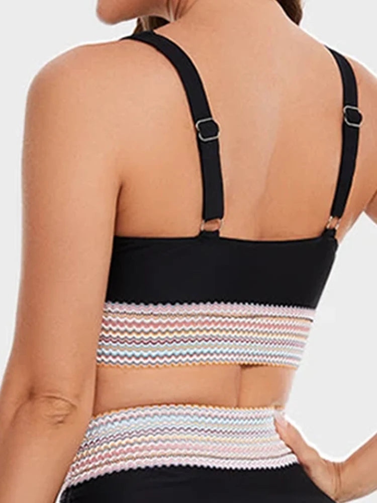 Women's Flattering Deep V High-Waist Bikini
