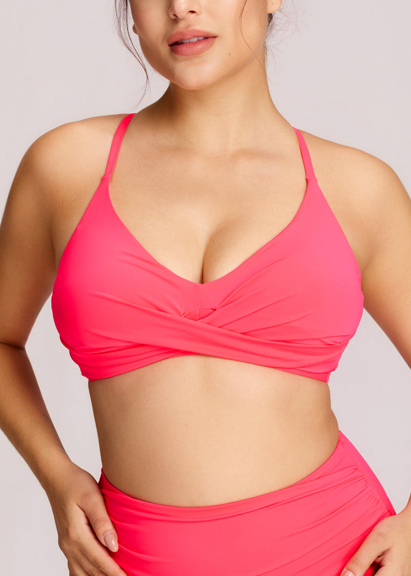 Women's Ruched Tummy Control Bikini Set