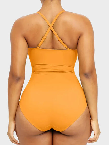 Women's U-Ring Cut Out Shaping Swimsuit