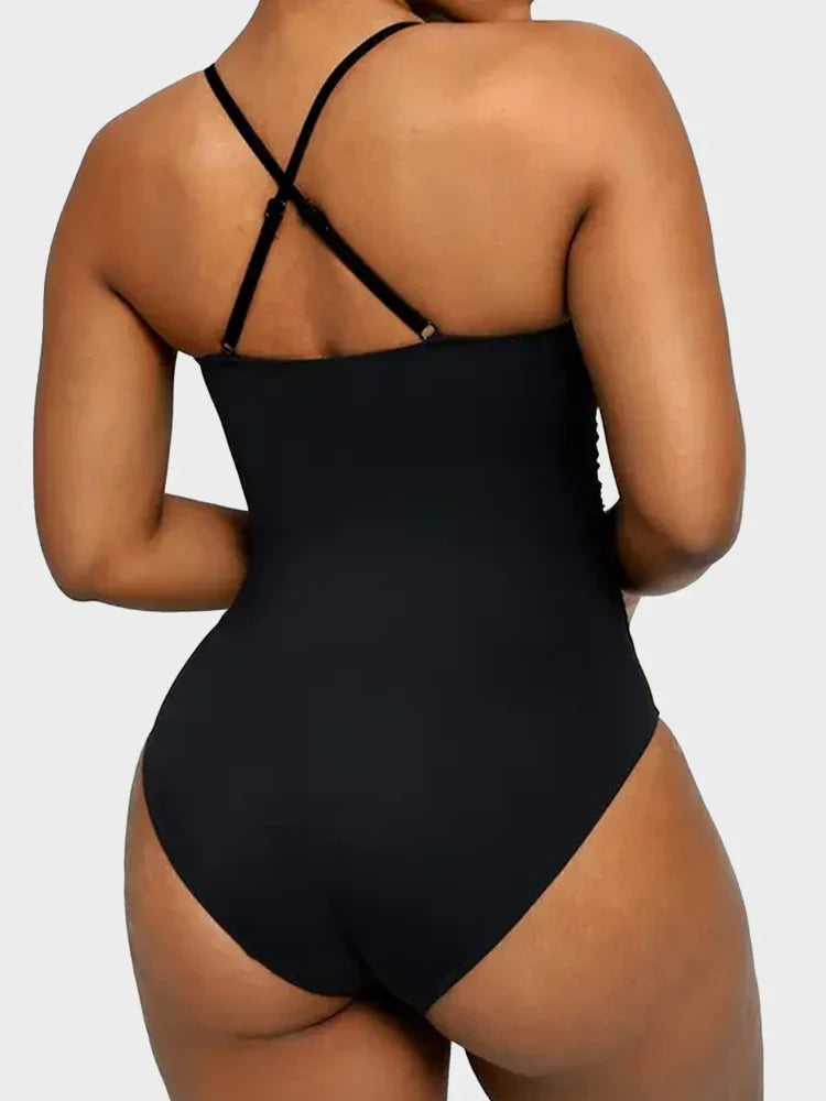 Women's U-Ring Cut Out Shaping Swimsuit