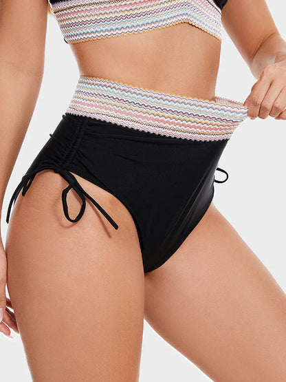 Women's Flattering Deep V High-Waist Bikini