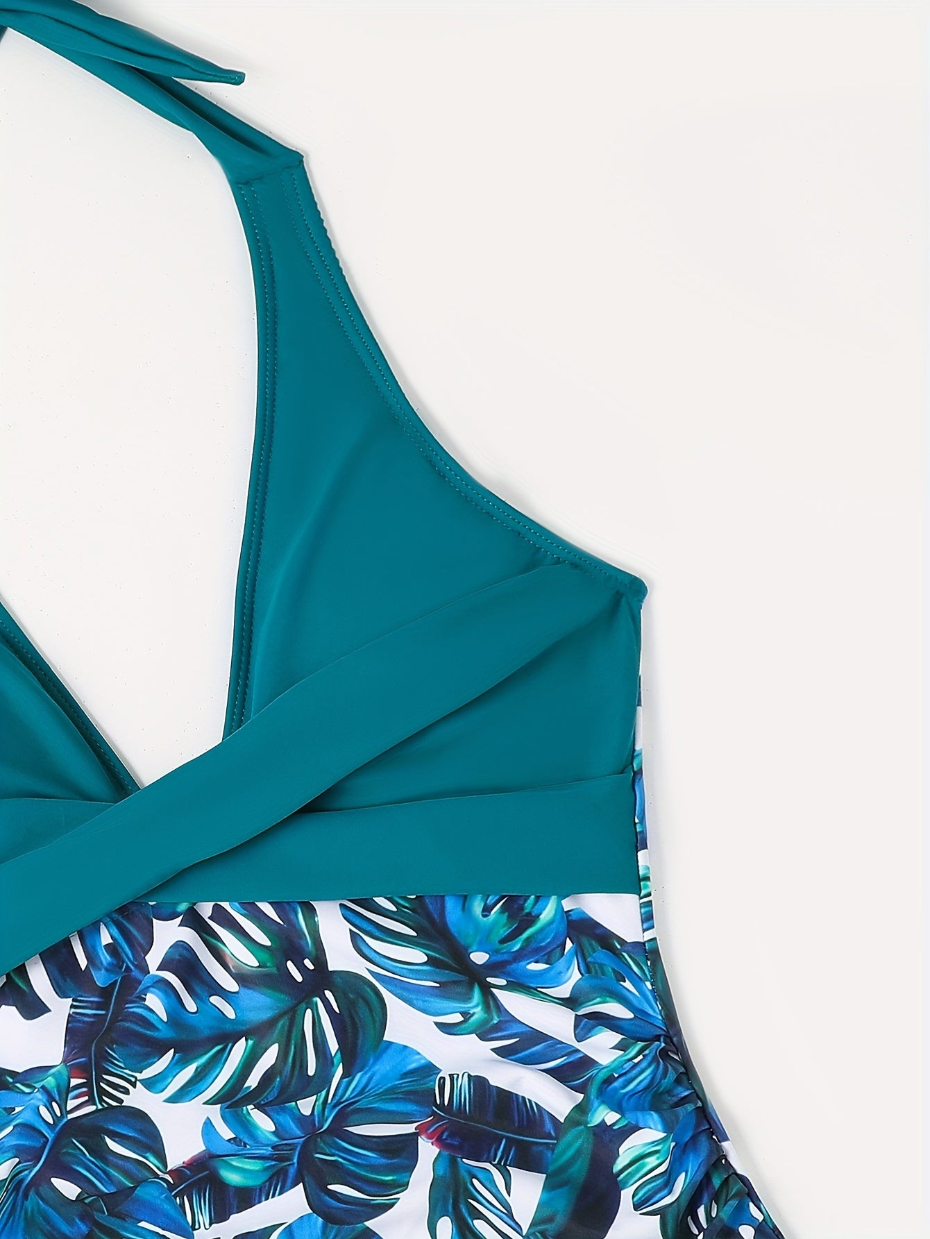 Women'S Adjustable Strap One-Piece Swimsuit Deep V Seaside Vacation