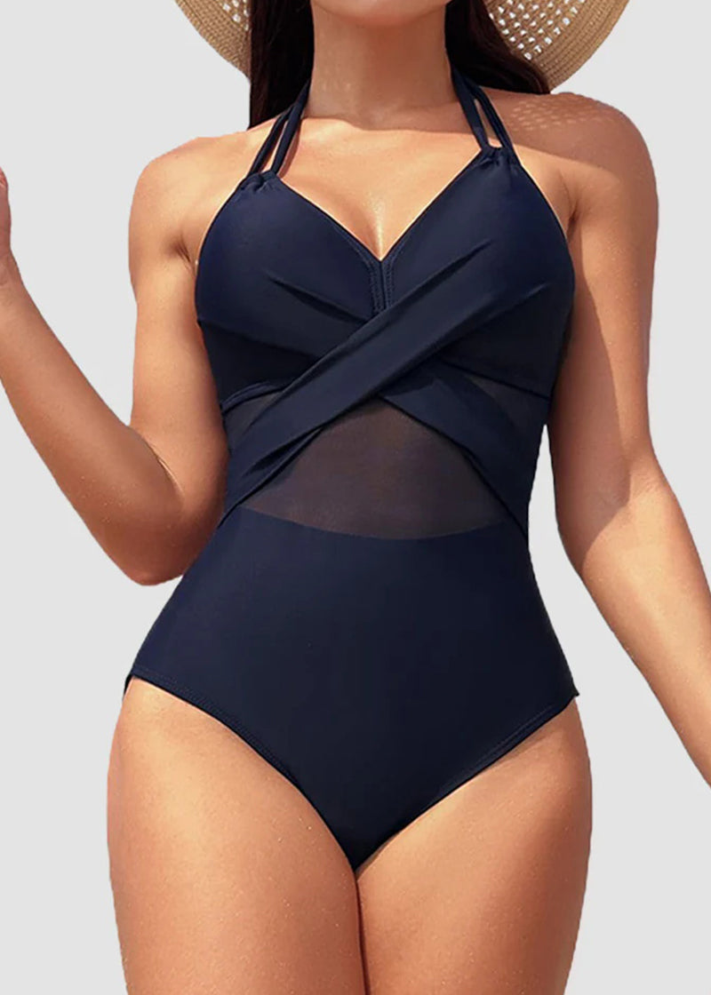 Women's High Waisted Tummy Control One Piece Swimsuit