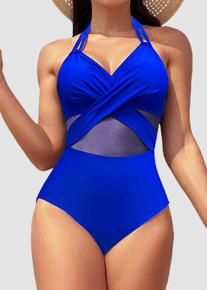Women's High Waisted Tummy Control One Piece Swimsuit