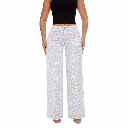 BootyLift™ Mid-Low Rise Stretch Wide-Leg Jeans