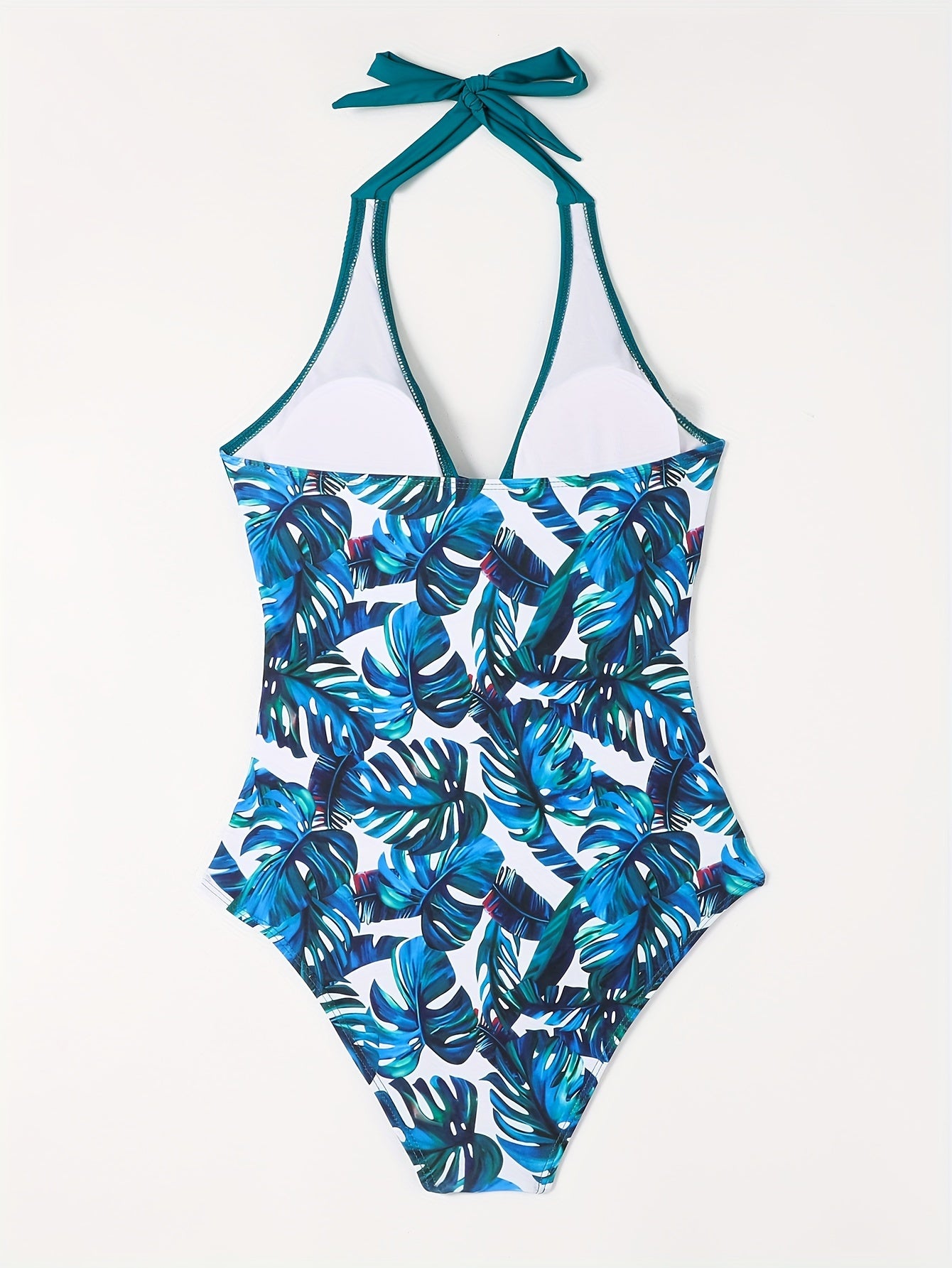 Women'S Adjustable Strap One-Piece Swimsuit Deep V Seaside Vacation